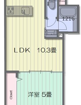 パシフィックパレス新代々木　間取り