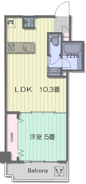 パシフィックパレス新代々木　間取り