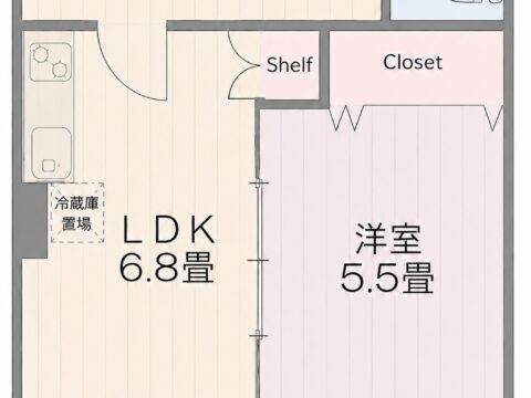 ヴェノス経堂間取り図